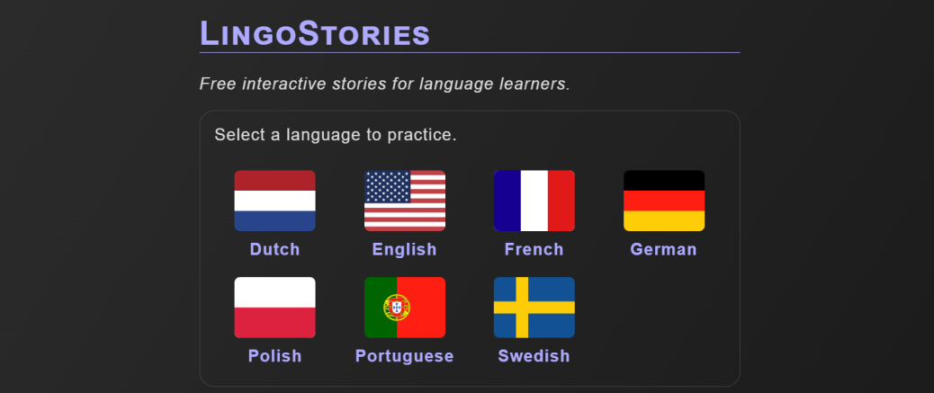 Building LingoStories: An Experimental Project for Language Learners